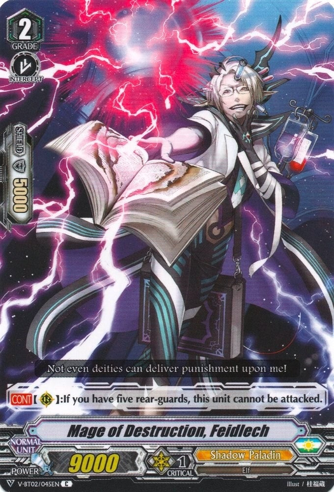 Mage of Destruction Feidlech (2045) [V-BT02] - Cardfight Vanguard Single