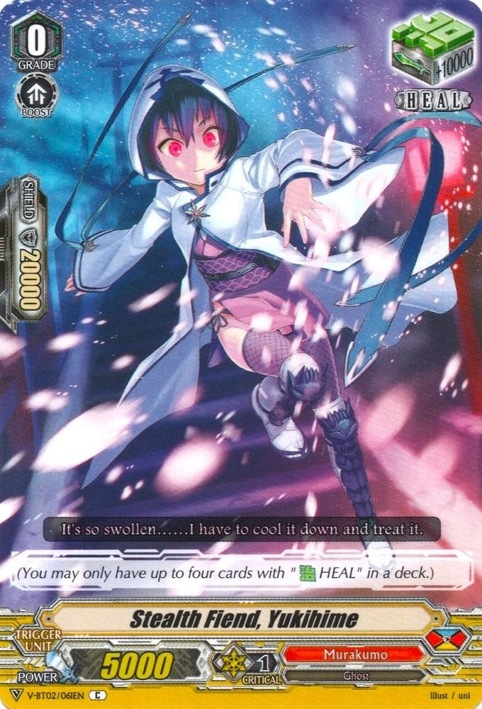 Stealth Fiend Yukihime (2061) [V-BT02] - Cardfight Vanguard Single