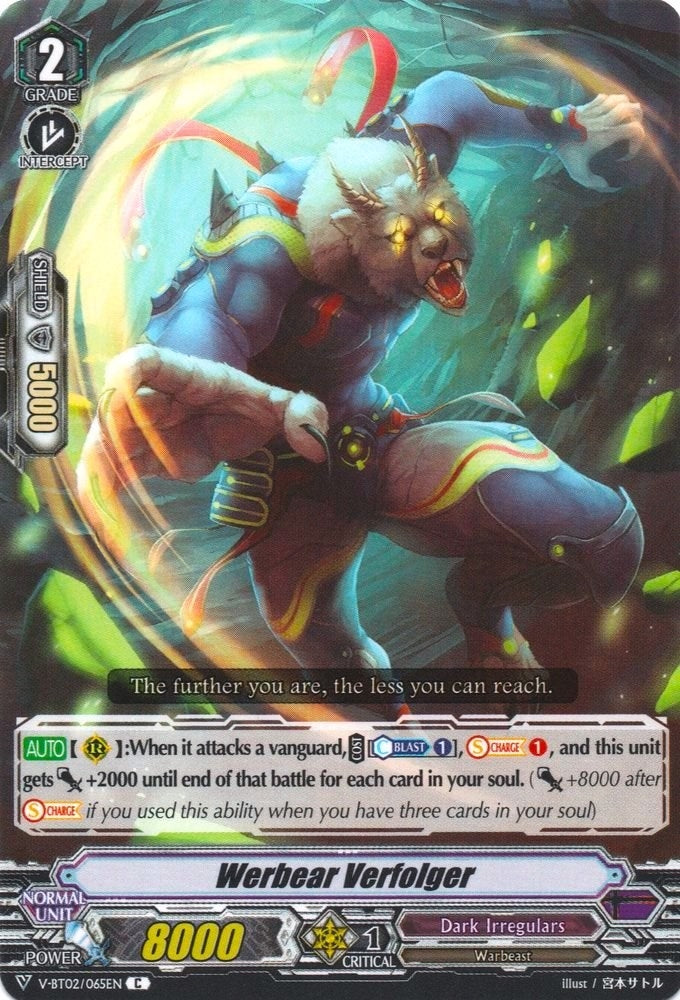 Werbear Verfolger (2065) [V-BT02] - Cardfight Vanguard Single