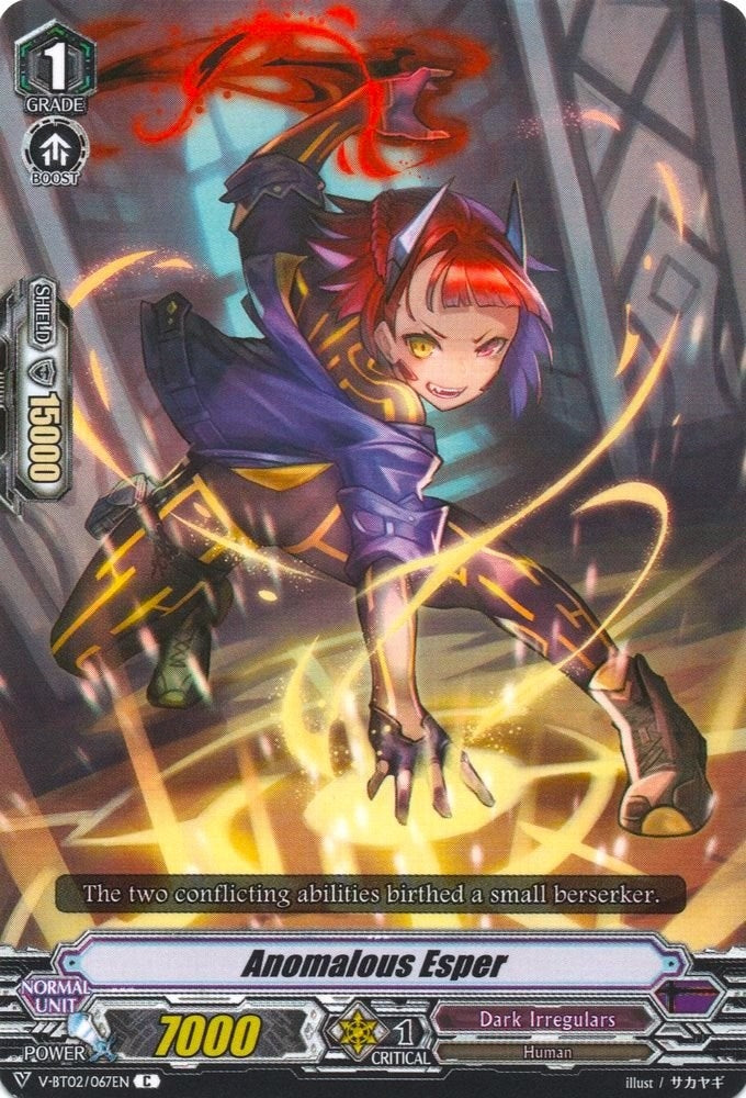 Anomalous Esper (2067) [V-BT02] - Cardfight Vanguard Single