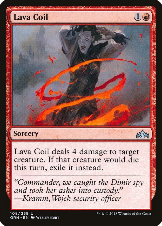 Lava Coil (108) [GRN] - MTG Single