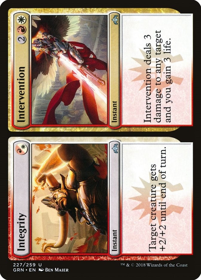 Integrity // Intervention (227) [GRN] - MTG Single