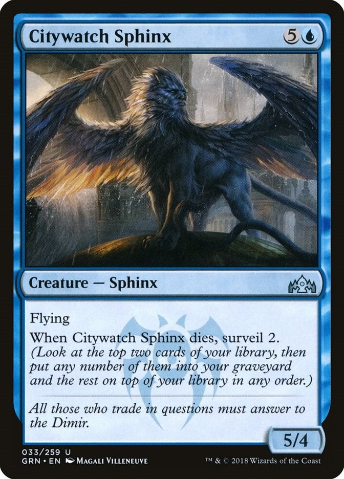 Citywatch Sphinx (33) [GRN] - MTG Single