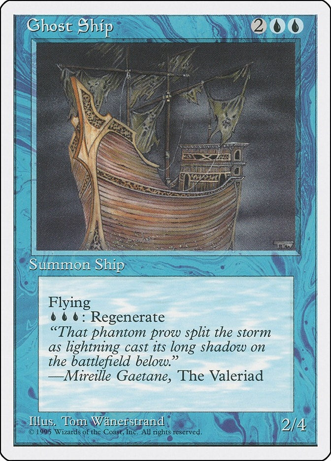Ghost Ship [4ED] - MTG Single