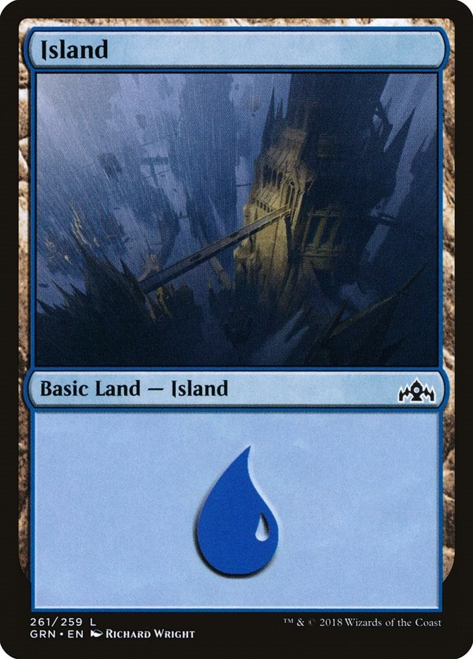 Island (261) [GRN] - MTG Single