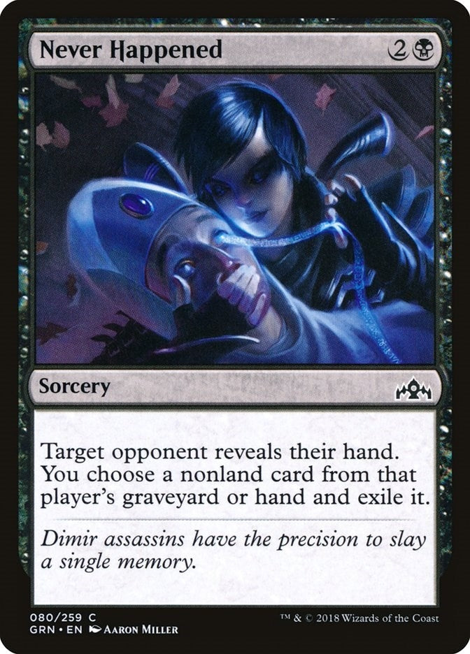 Never Happened (80) [GRN] - MTG Single