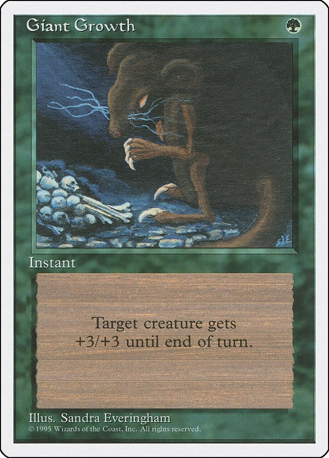 Giant Growth [4ED] - MTG Single