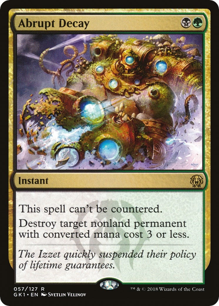 Abrupt Decay (57) [GR1] - MTG Single