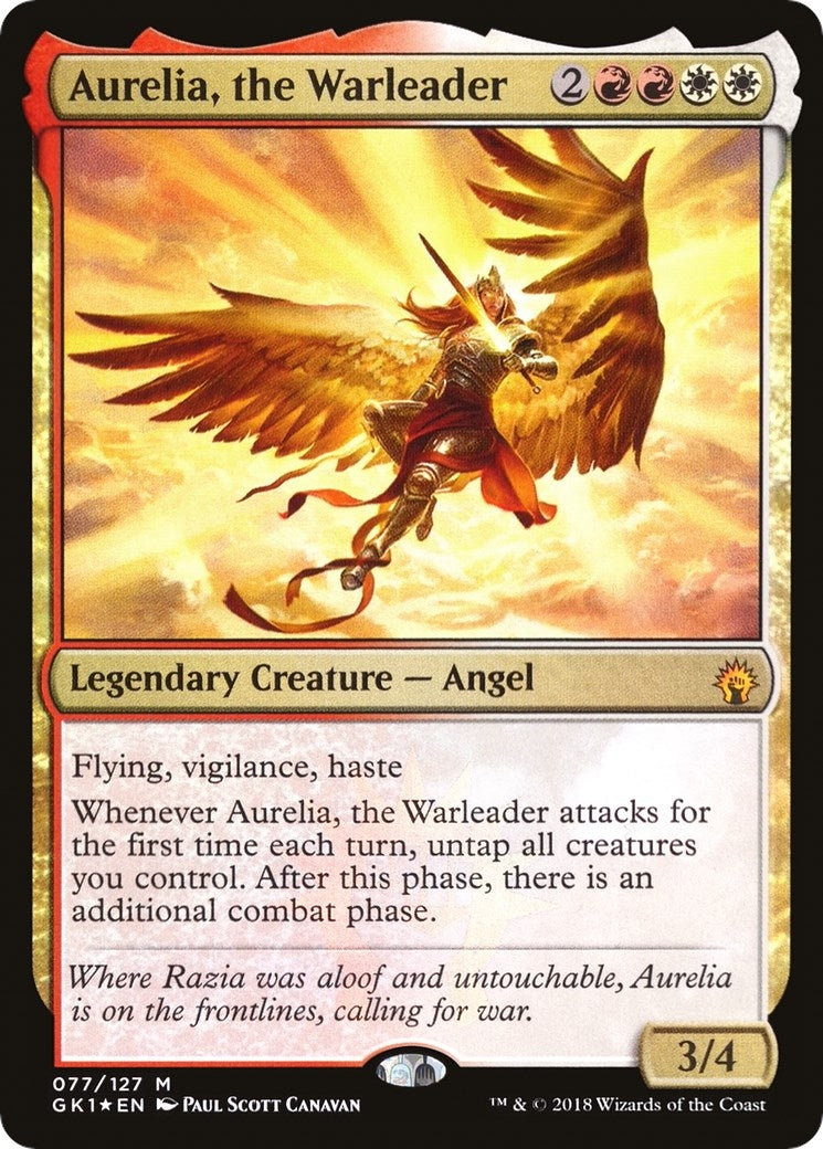 Aurelia the Warleader (77) [GR1] - MTG Single