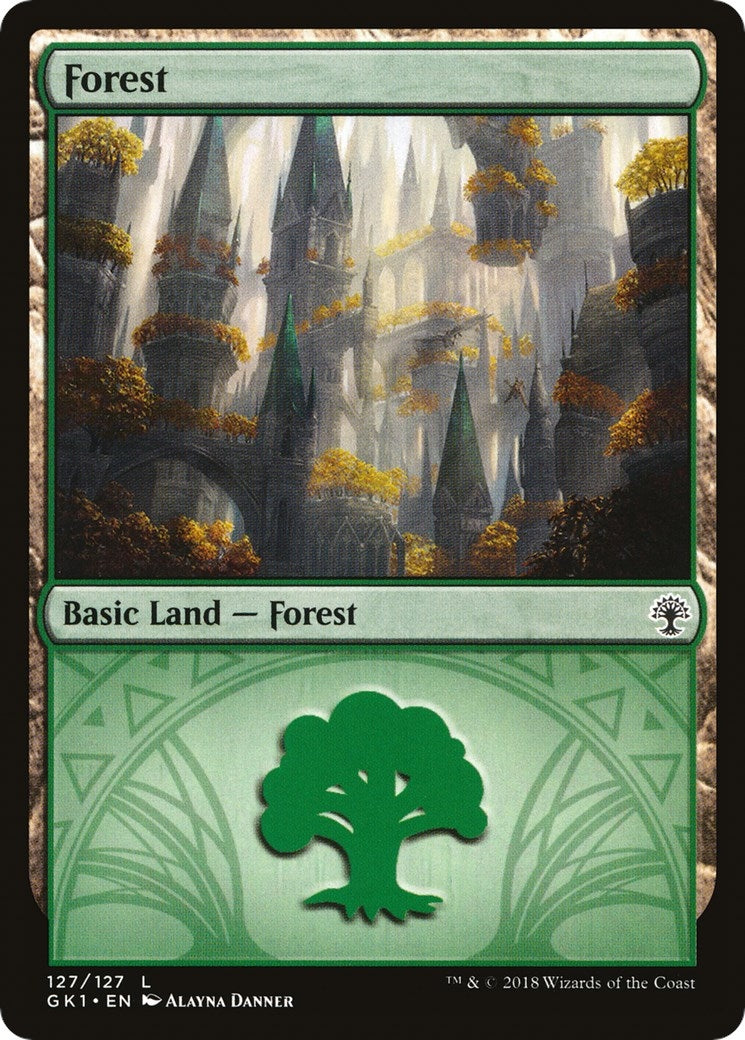 Forest (127) (127) [GR1] - MTG Single