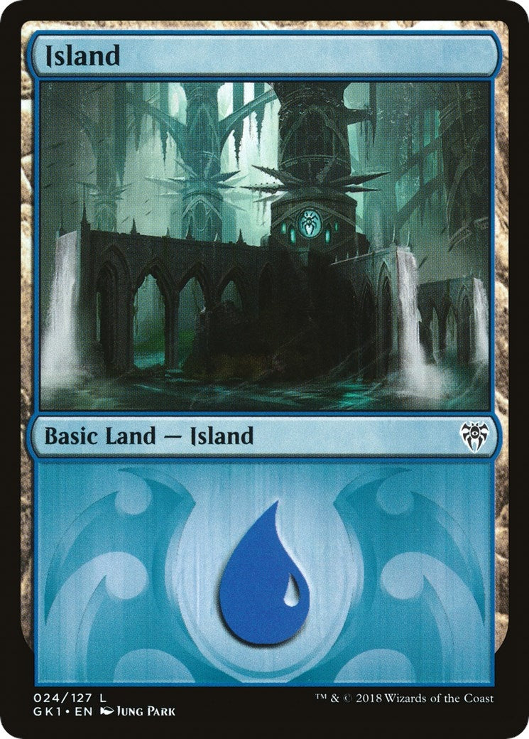 Island (024) (24) [GR1] - MTG Single