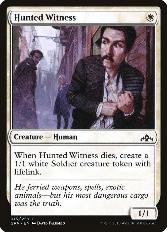 Hunted Witness (15) [GRN] - MTG Single