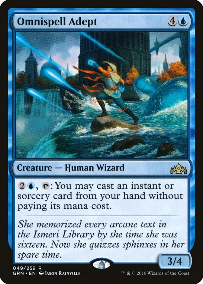Omnispell Adept (49) [GRN] - MTG Single