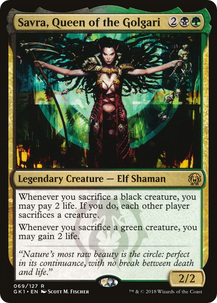 Savra Queen of the Golgari (69) [GR1] - MTG Single