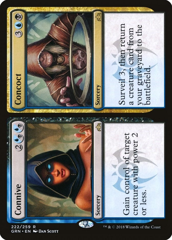 Connive // Concoct (222) [GRN] - MTG Single
