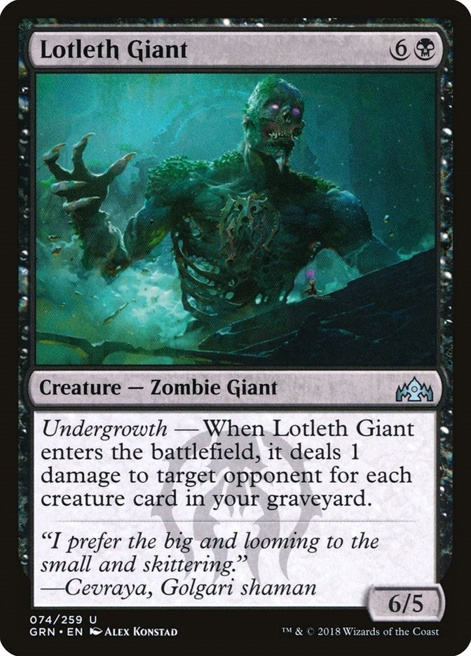 Lotleth Giant (74) [GRN] - MTG Single
