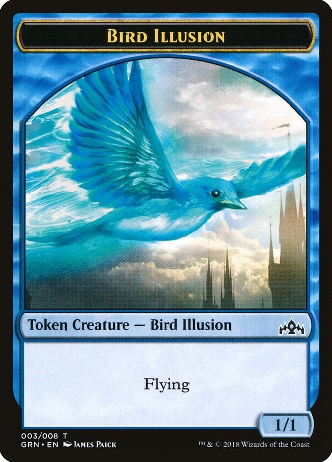 Bird Illusion Token (0) [GRN] - MTG Single