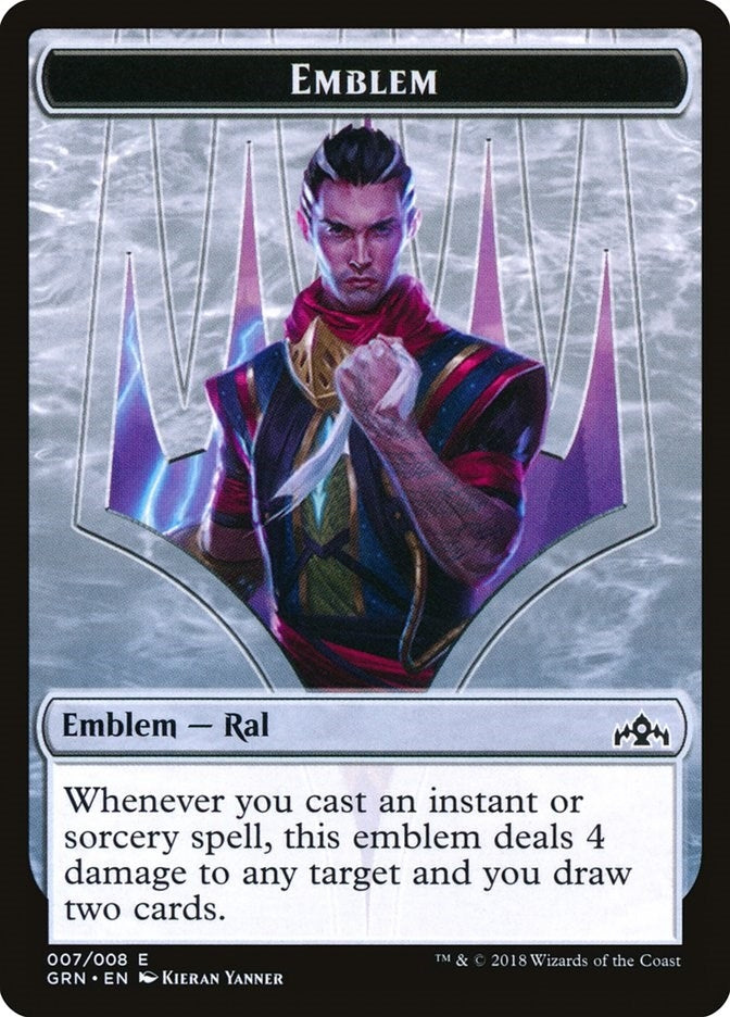 Emblem - Ral Izzet Viceroy (0) [GRN] - MTG Single