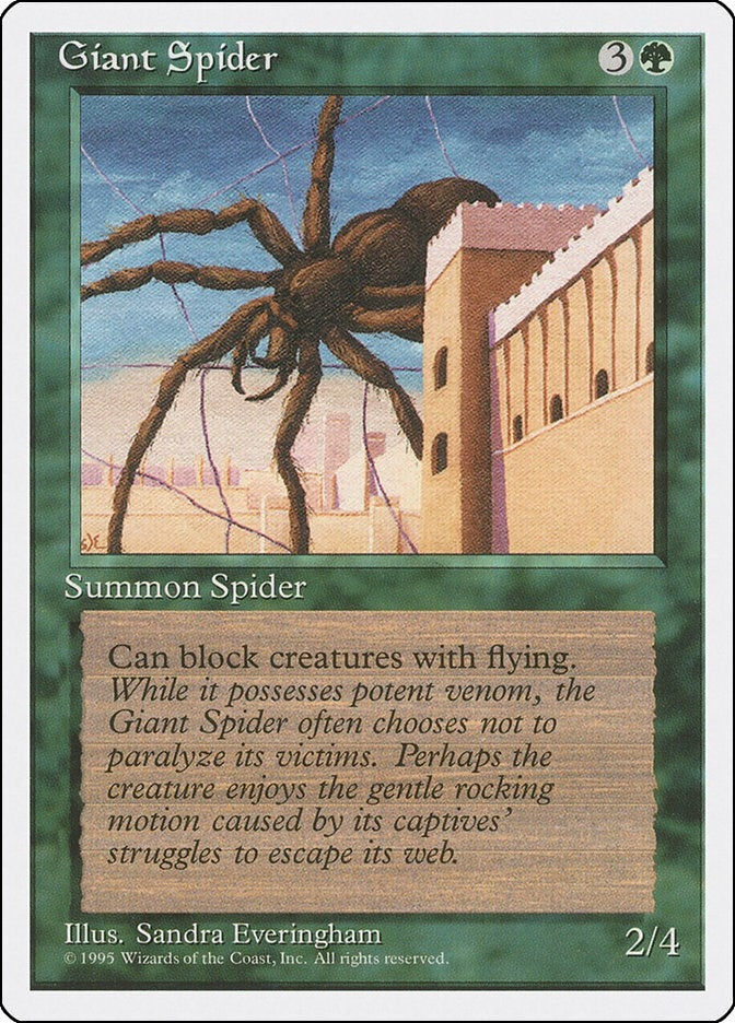 Giant Spider [4ED] - MTG Single