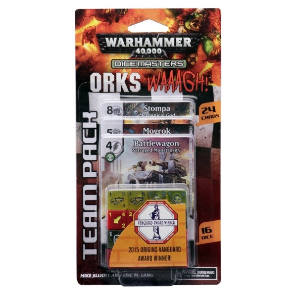 Warhammer: 40K Orks - WAAAGH! Team Pack [WHTP] - Dice Masters Sealed