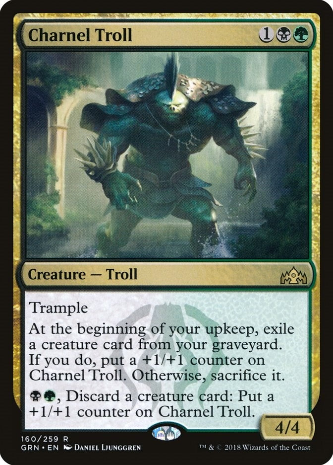 Charnel Troll (160) [GRN] - MTG Single