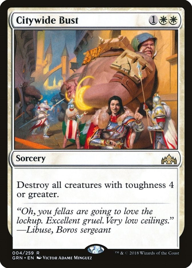 Citywide Bust (4) [GRN] - MTG Single