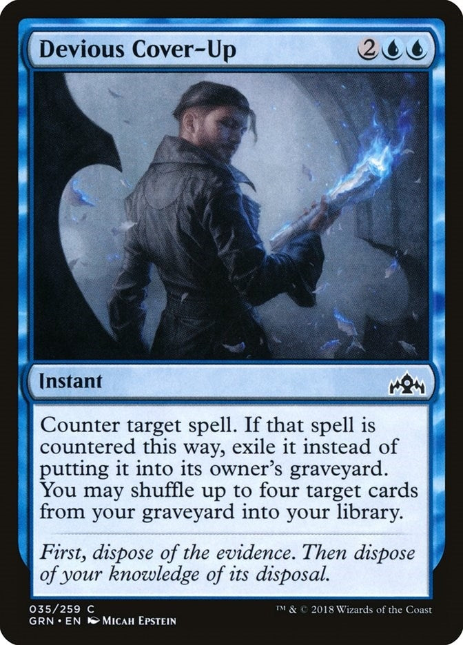 Devious Cover-Up (35) [GRN] - MTG Single