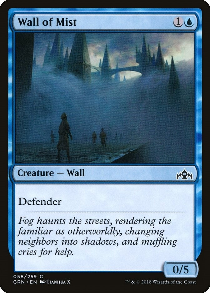 Wall of Mist (58) [GRN] - MTG Single