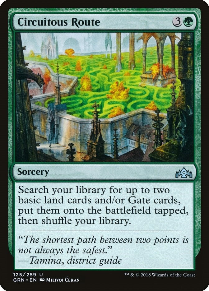 Circuitous Route (125) [GRN] - MTG Single