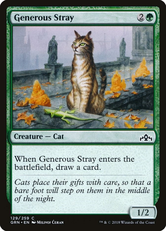 Generous Stray (129) [GRN] - MTG Single