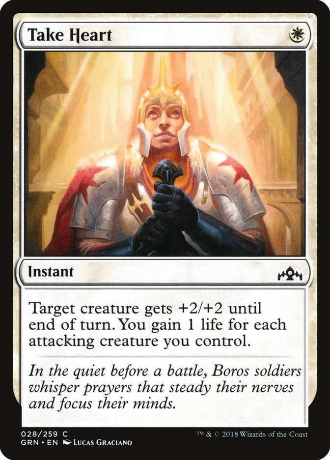 Take Heart (28) [GRN] - MTG Single