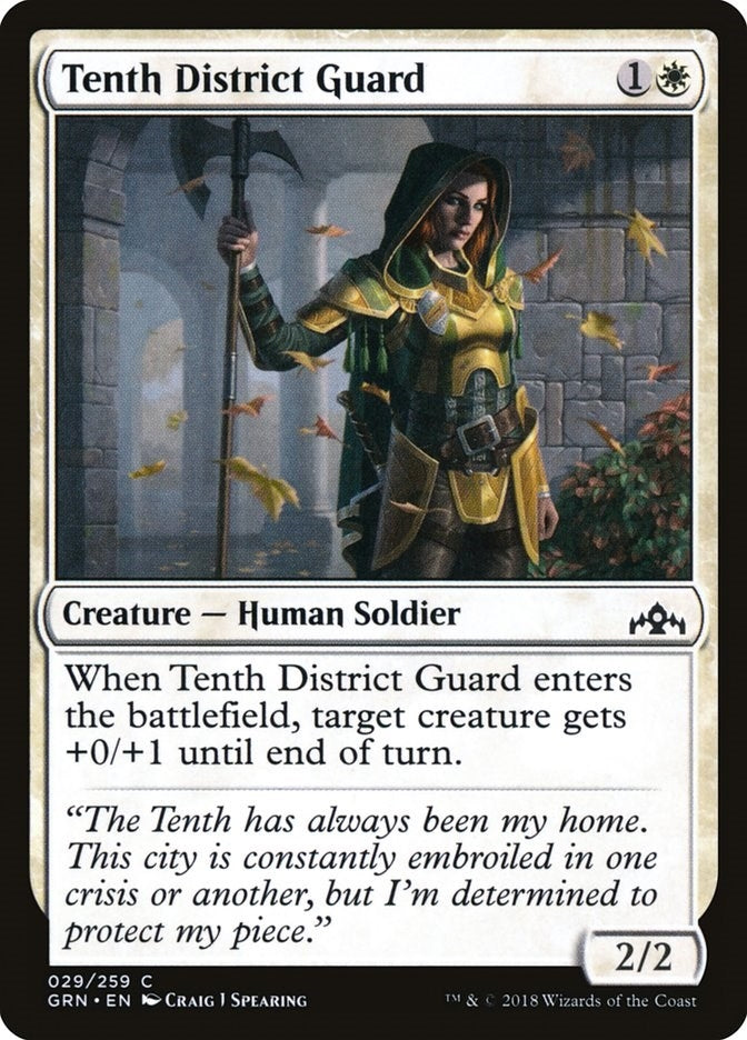 Tenth District Guard (29) [GRN] - MTG Single