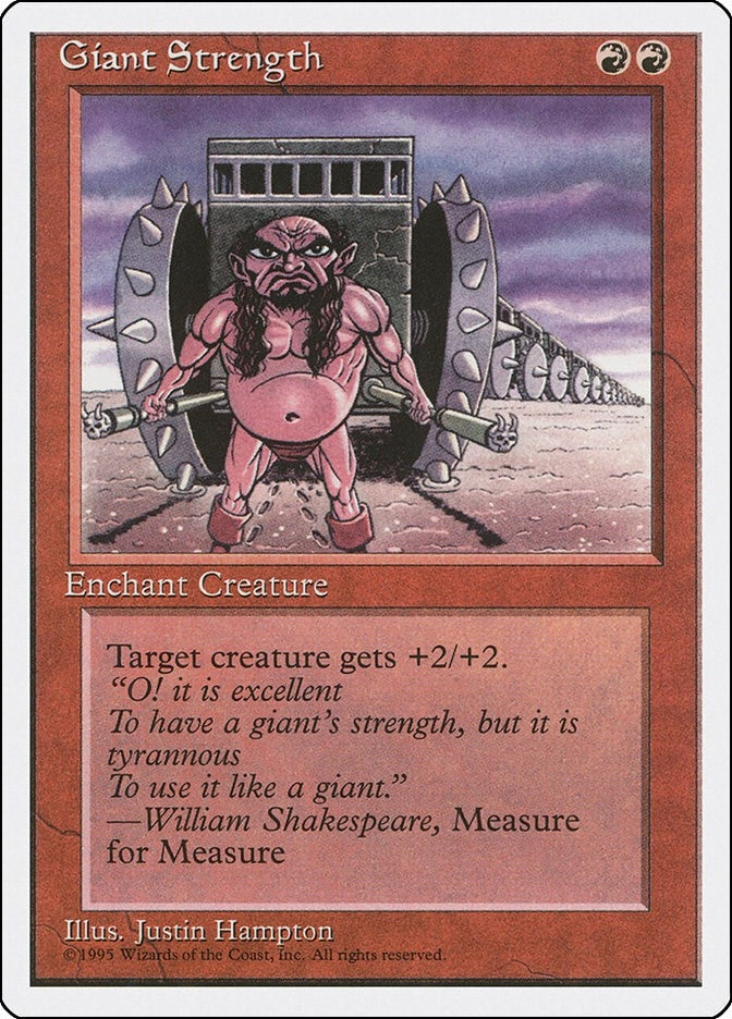 Giant Strength [4ED] - MTG Single
