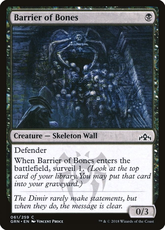 Barrier of Bones (61) [GRN] - MTG Single
