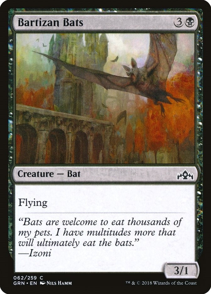 Bartizan Bats (62) [GRN] - MTG Single