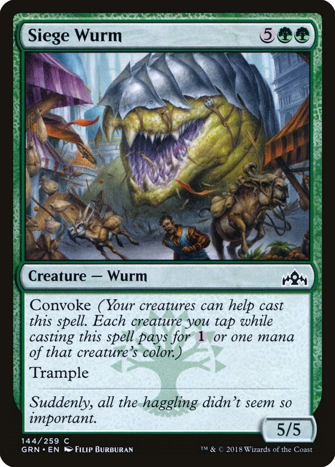 Siege Wurm (144) [GRN] - MTG Single