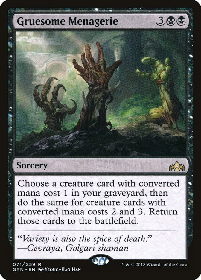 Gruesome Menagerie (71) [GRN] - MTG Single