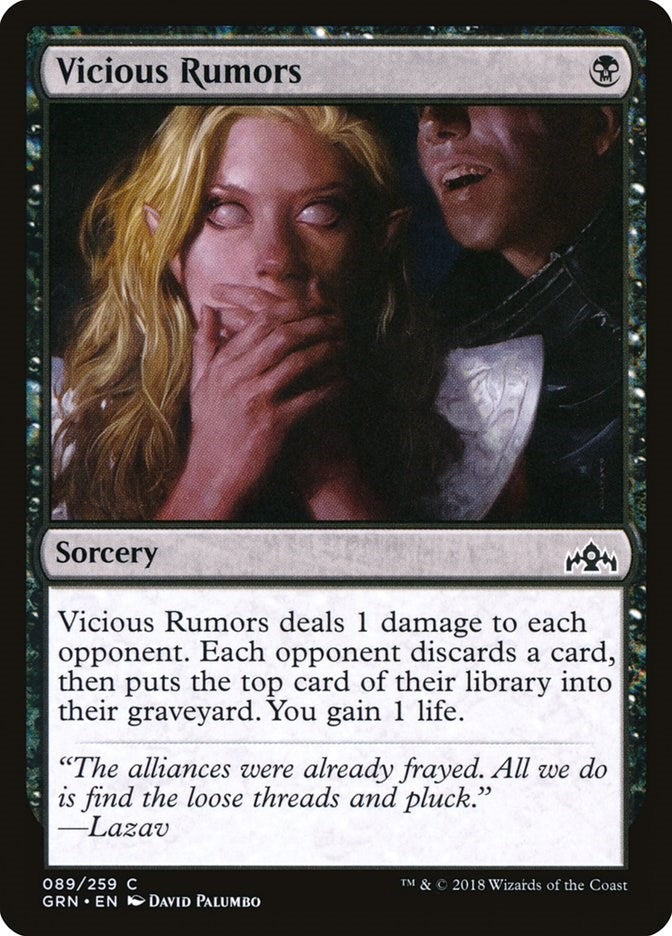 Vicious Rumors (89) [GRN] - MTG Single