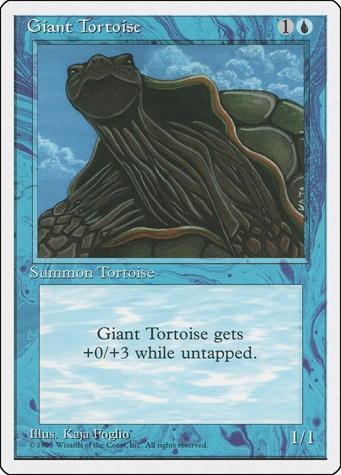 Giant Tortoise [4ED] - MTG Single
