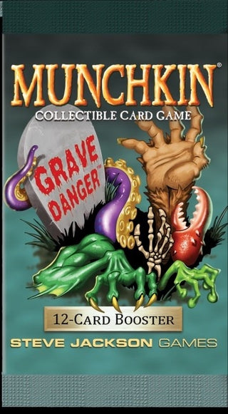 Munchkin CCG: Grave Danger Booster Pack [MUNGD] - Munchkin CCG Sealed