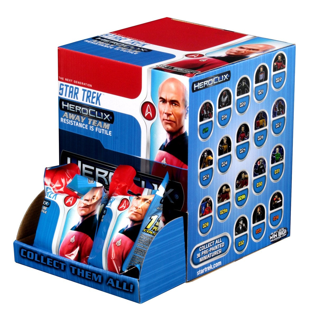 Star Trek Away Team: TNG - Resistance is Futile Gravity Feed Box [STTNG] - Heroclix Sealed