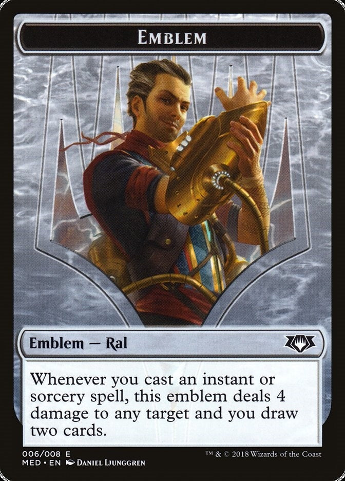 Emblem - Ral Izzet Viceroy (0) [MED] - MTG Single