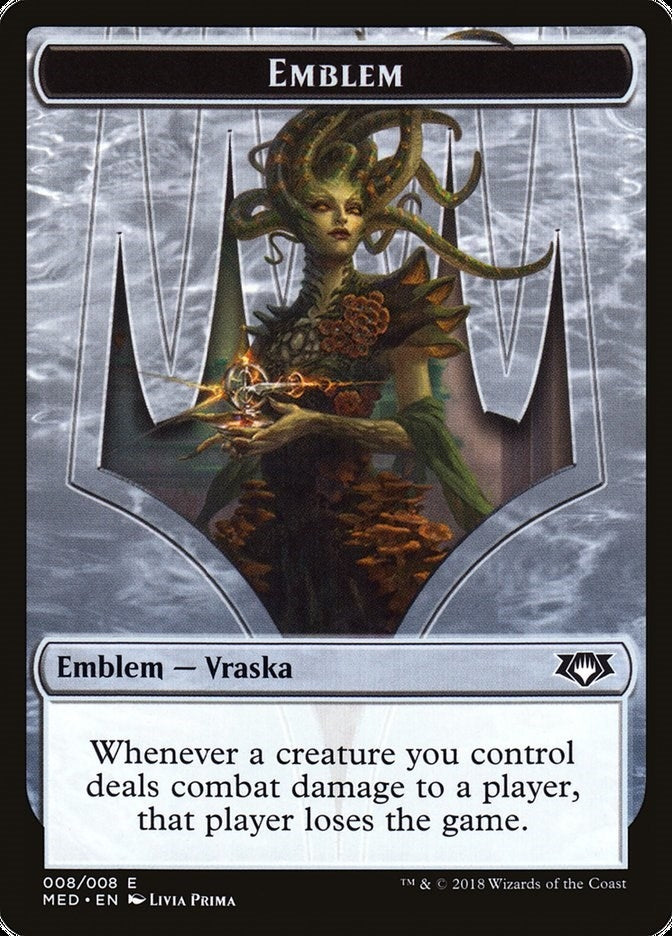 Emblem - Vraska Golgari Queen (0) [MED] - MTG Single