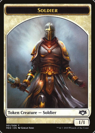 Soldier Token (0) [MED] - MTG Single