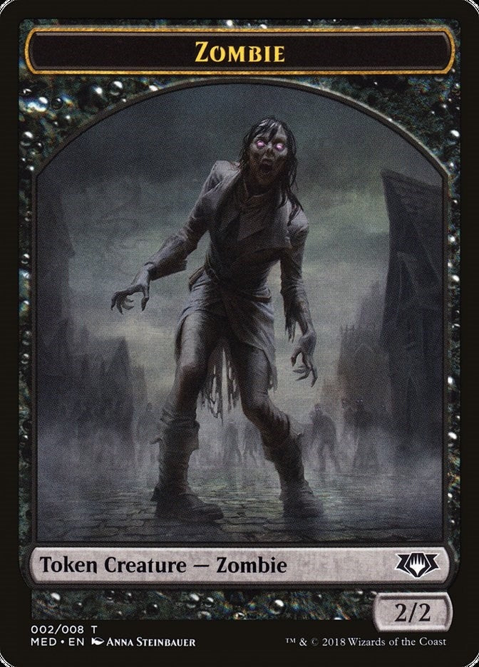 Zombie Token (0) [MED] - MTG Single
