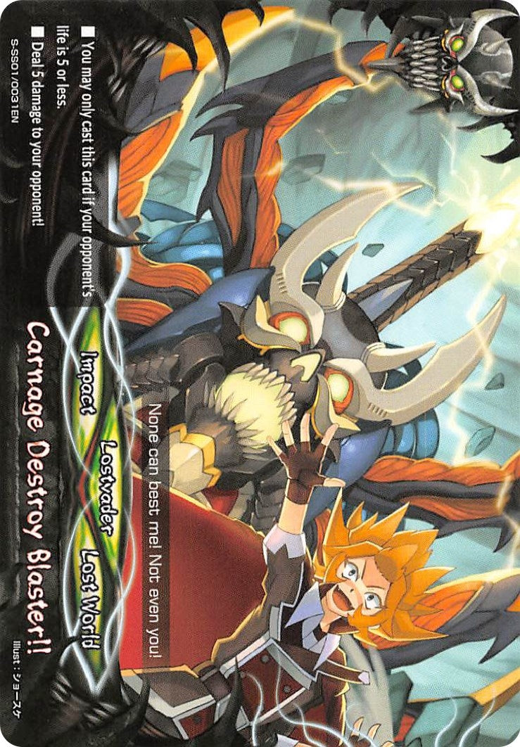 Carnage Destroy Blaster!! (10031) [S-SS01] - Future Card BuddyFight Single