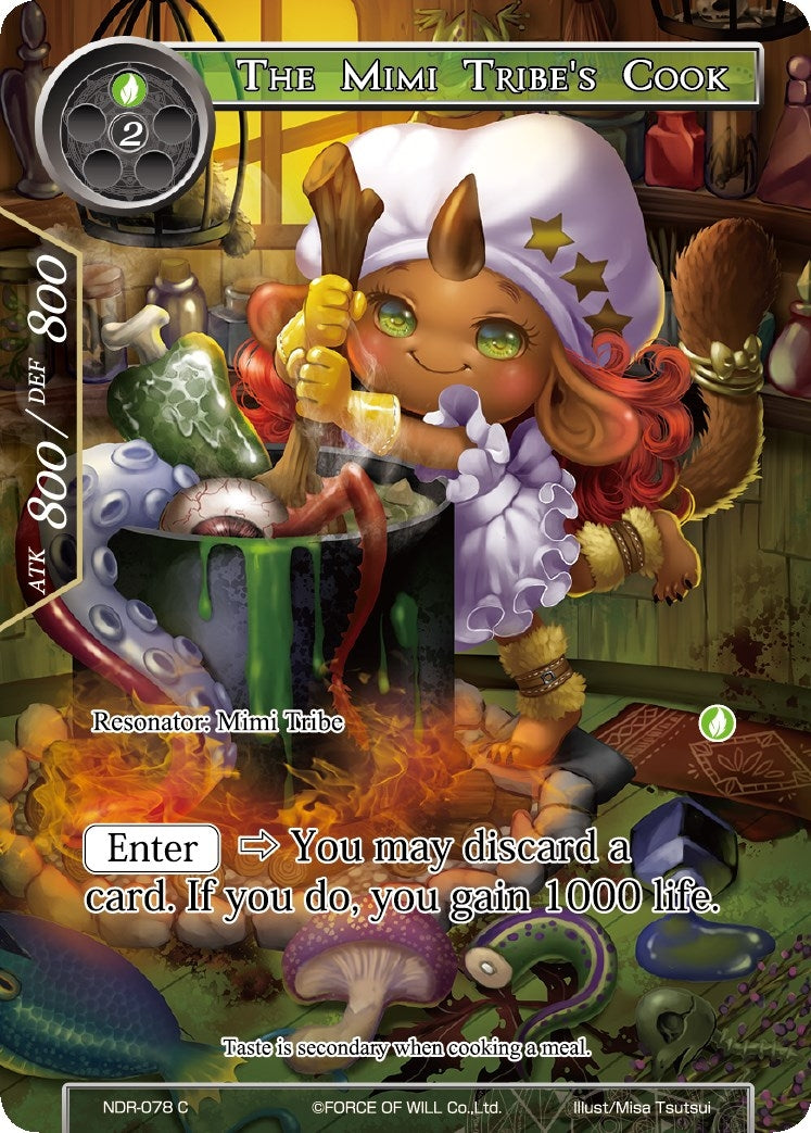 The Mimi Tribe’s Cook (Full Art) (78) [NDR] - Force of Will Single