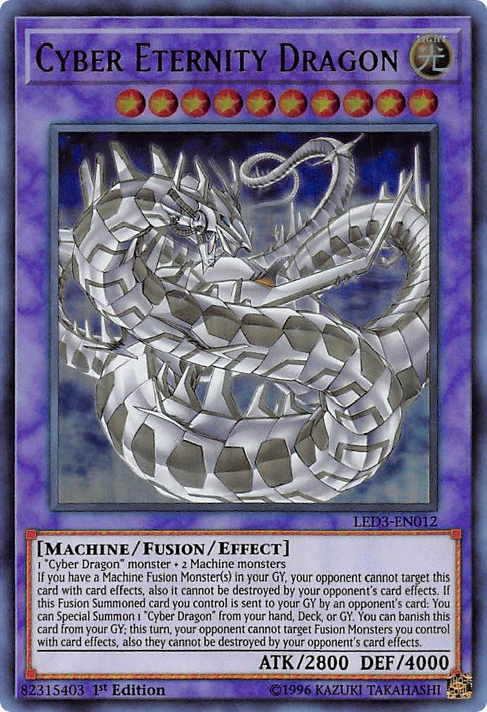 Cyber Eternity Dragon (3012) (LED3) - YuGiOh Single