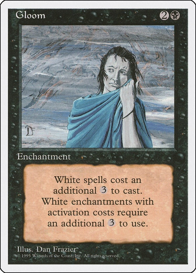 Gloom [4ED] - MTG Single