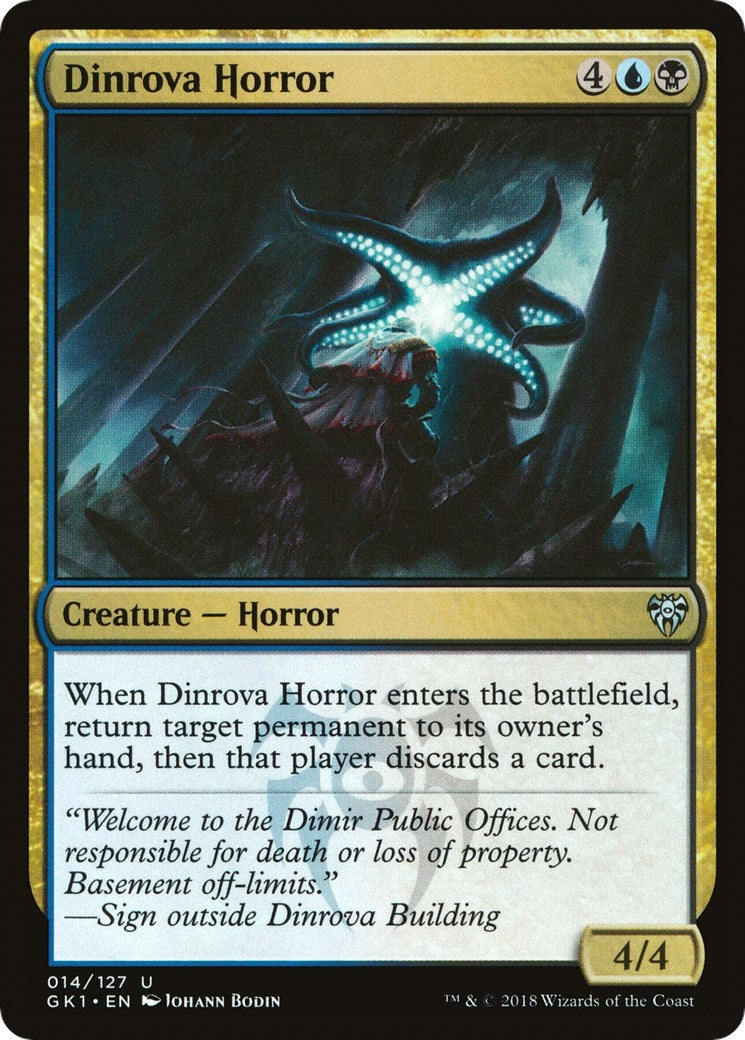 Dinrova Horror (14) [GR1] - MTG Single